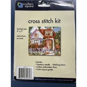 Crafters Square Coming Home House Counted Cross Stitch Kit New in Package